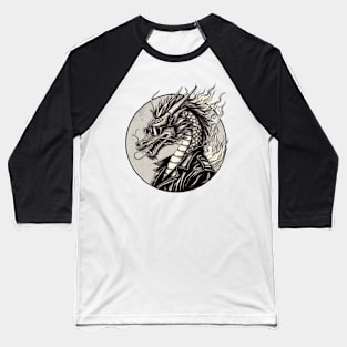 dragon in leather jacket Baseball T-Shirt